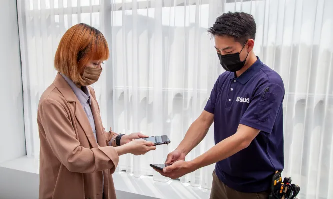 SMOG思瑪科-微靜電防霾紗窗-工作流程