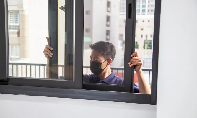 SMOG思瑪科-微靜電防霾紗窗-工作流程